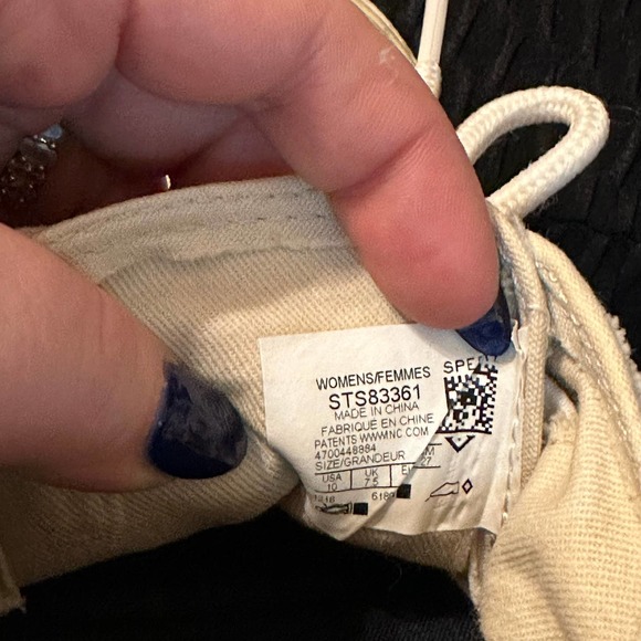 Sperry Pier View Fray Off-White Size 10 - Picture 3 of 8